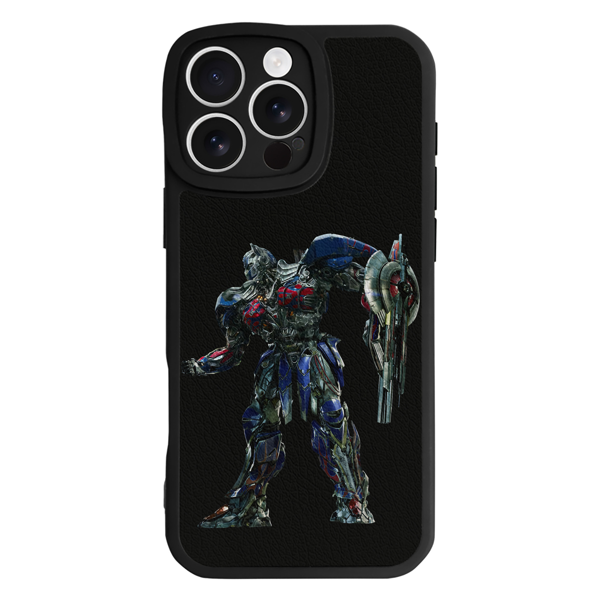 （画像用） Transformers トランスフォーマー 【iPhone 16シリーズ対応】シリコンスマホケース（レザー調） 材質：シリコン